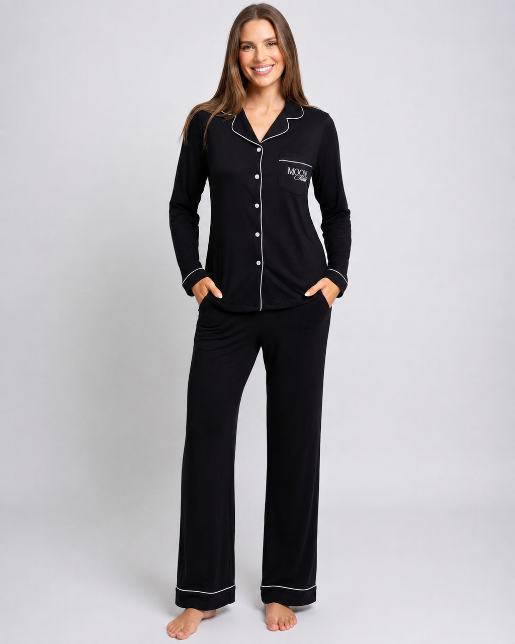 Moon Milk Signature PJ Set – Midnight Milk